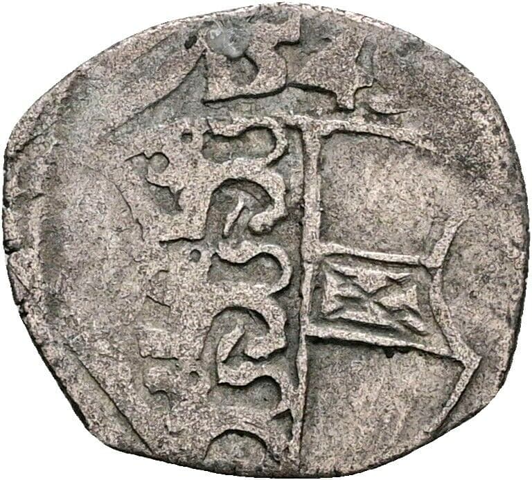 Pfennig Ferdinand I. 1549 Klagenfurt – Vorderseite