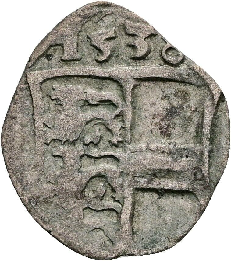 Pfennig Ferdinand I. 1538 Klagenfurt – Vorderseite