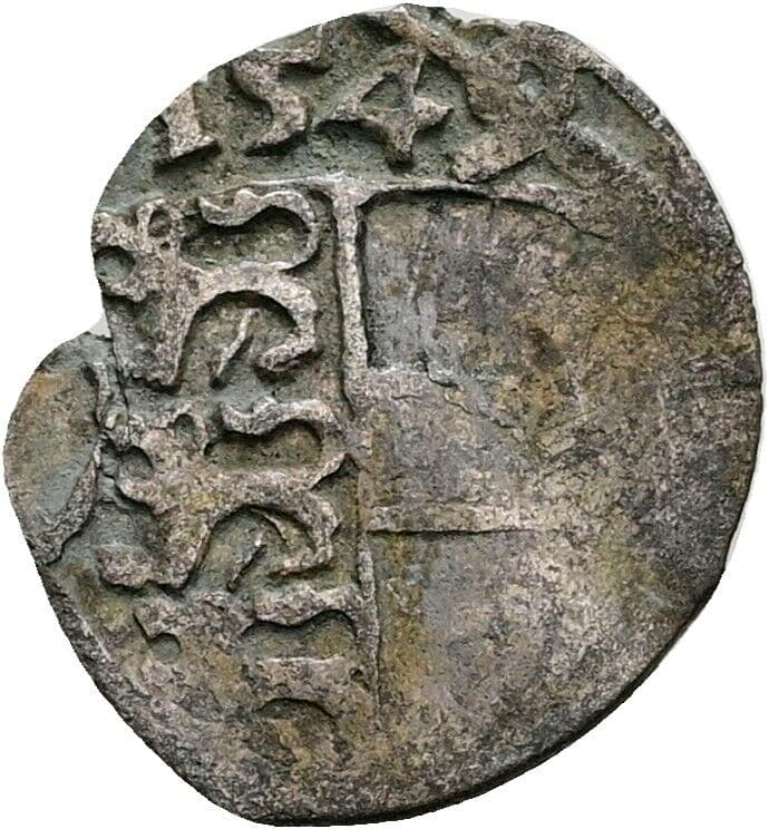 Pfennig Ferdinand I. 1549 Klagenfurt – Vorderseite