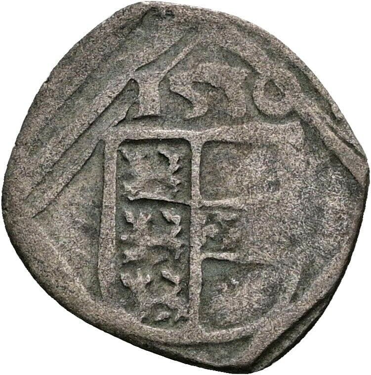 Pfennig Ferdinand I. 1550 Klagenfurt – Vorderseite