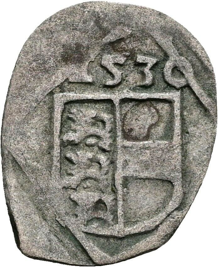 Pfennig Ferdinand I. 1530 Klagenfurt – Vorderseite