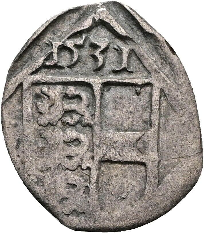 Pfennig Ferdinand I. 1531 Klagenfurt – Vorderseite