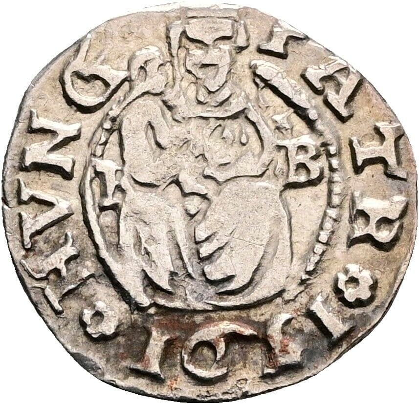 Denar 1591 KB, Kremnitz – Vorderseite
