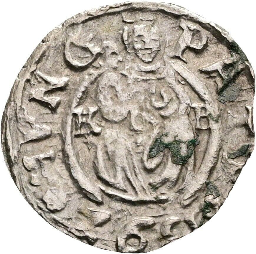 Denar Rudolph II. 1592 KB – Vorderseite