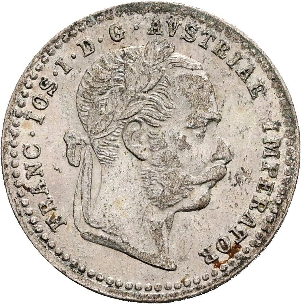 10 Kreuzer Franz Joseph I. 1848-1916 1870 – Vorderseite