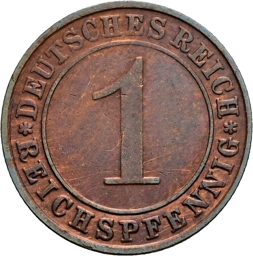 1 Reichspfennig 1935 F – Vorderseite
