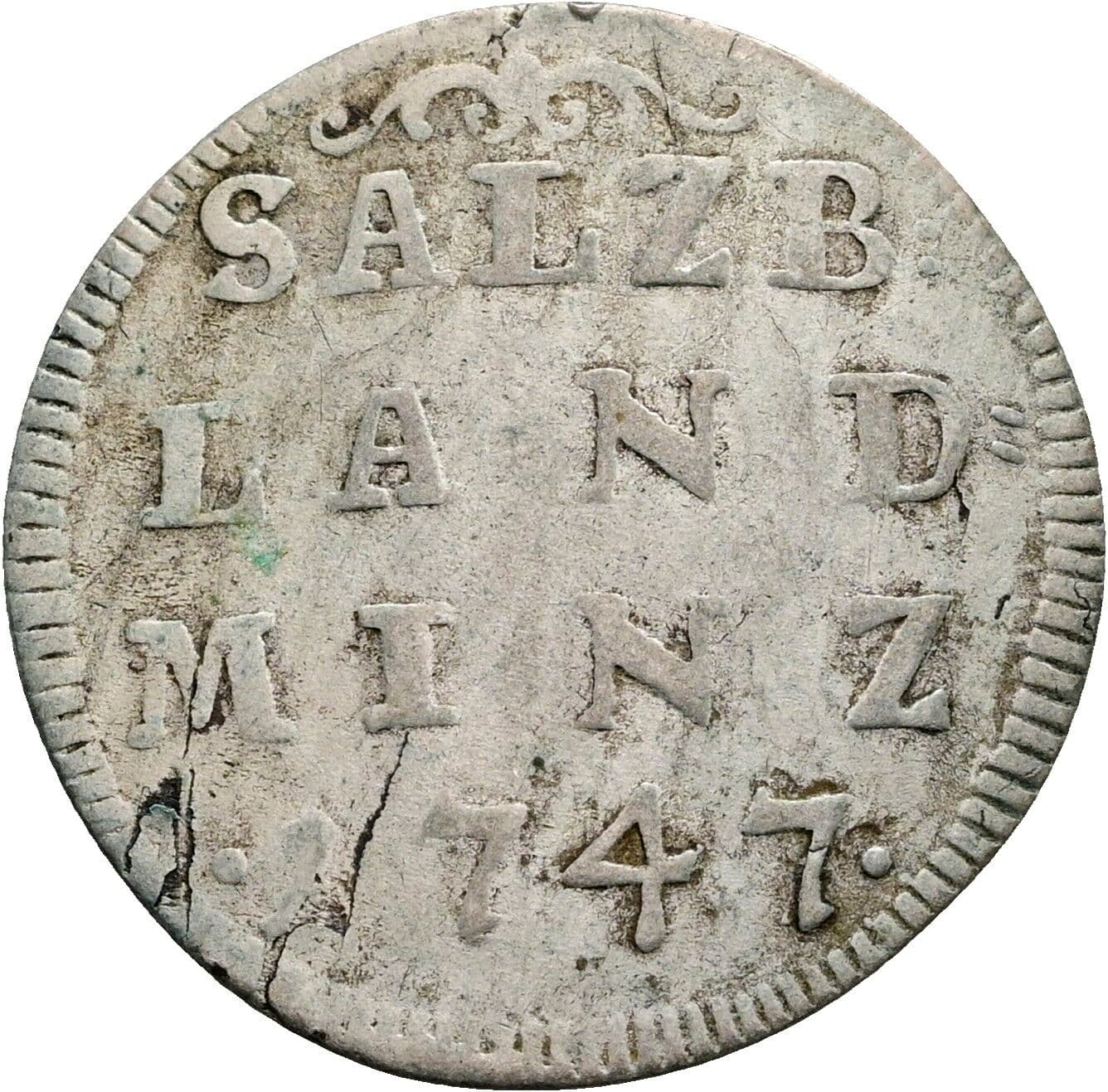 Landbatzen Andreas Jakob Graf Dietrichstein 1747-1753 1747 – Vorderseite