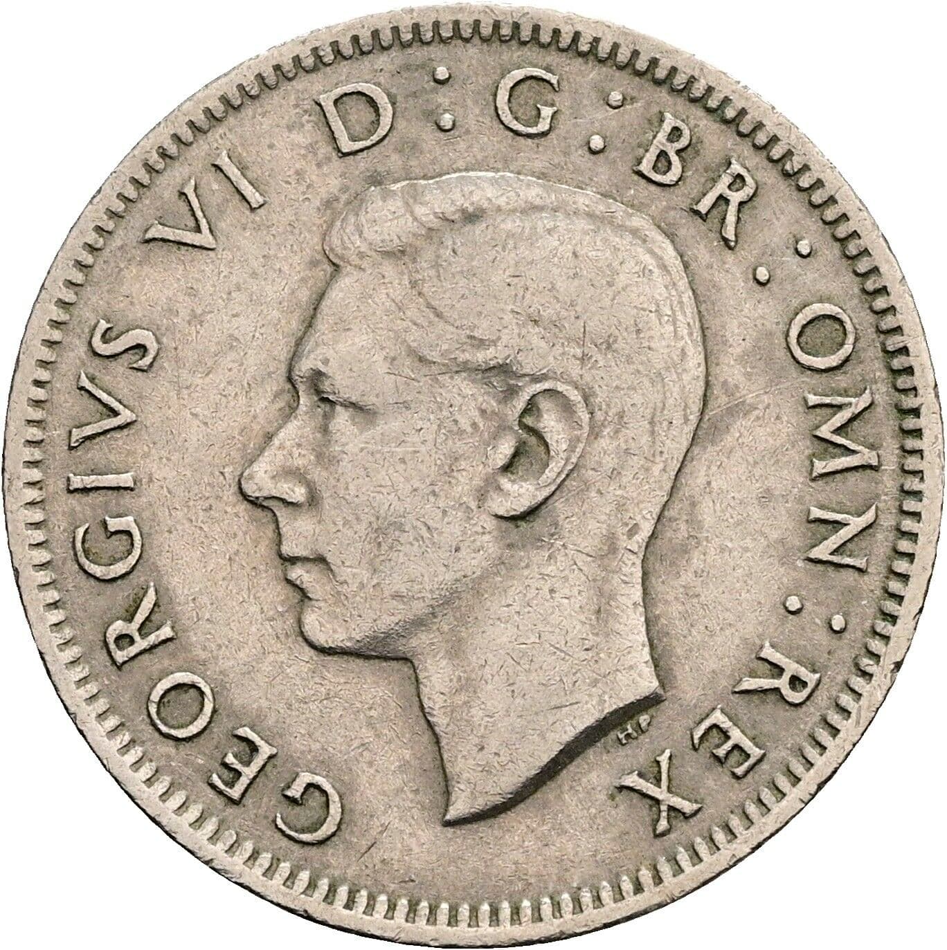 1 Shilling George VI. 1936-1952 1949 – Vorderseite