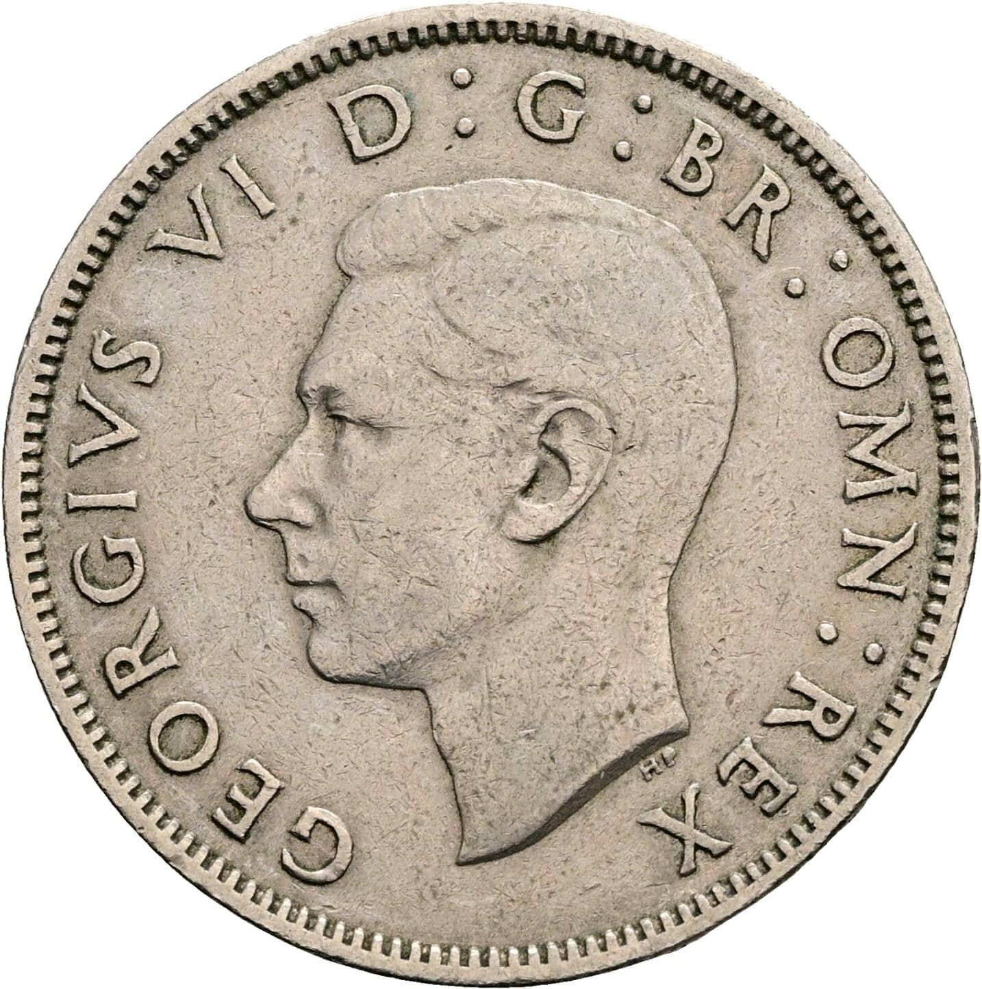 2 Shillings George VI. 1936-1952 1950 – Vorderseite