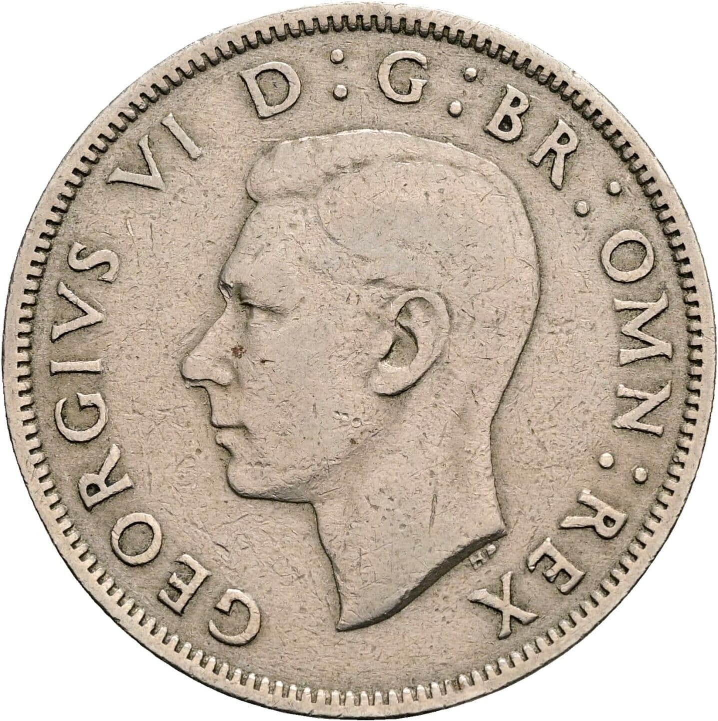 2 Shillings George VI. 1936-1952 1949 – Vorderseite