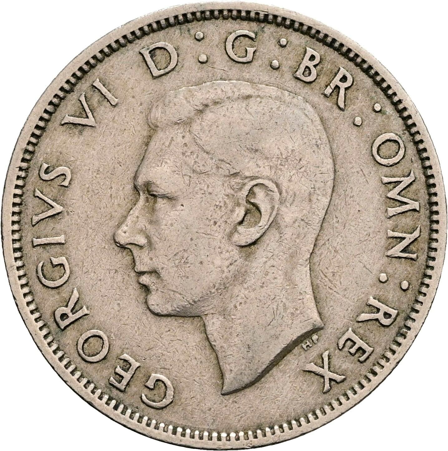 2 Shillings George VI. 1936-1952 1948 – Vorderseite