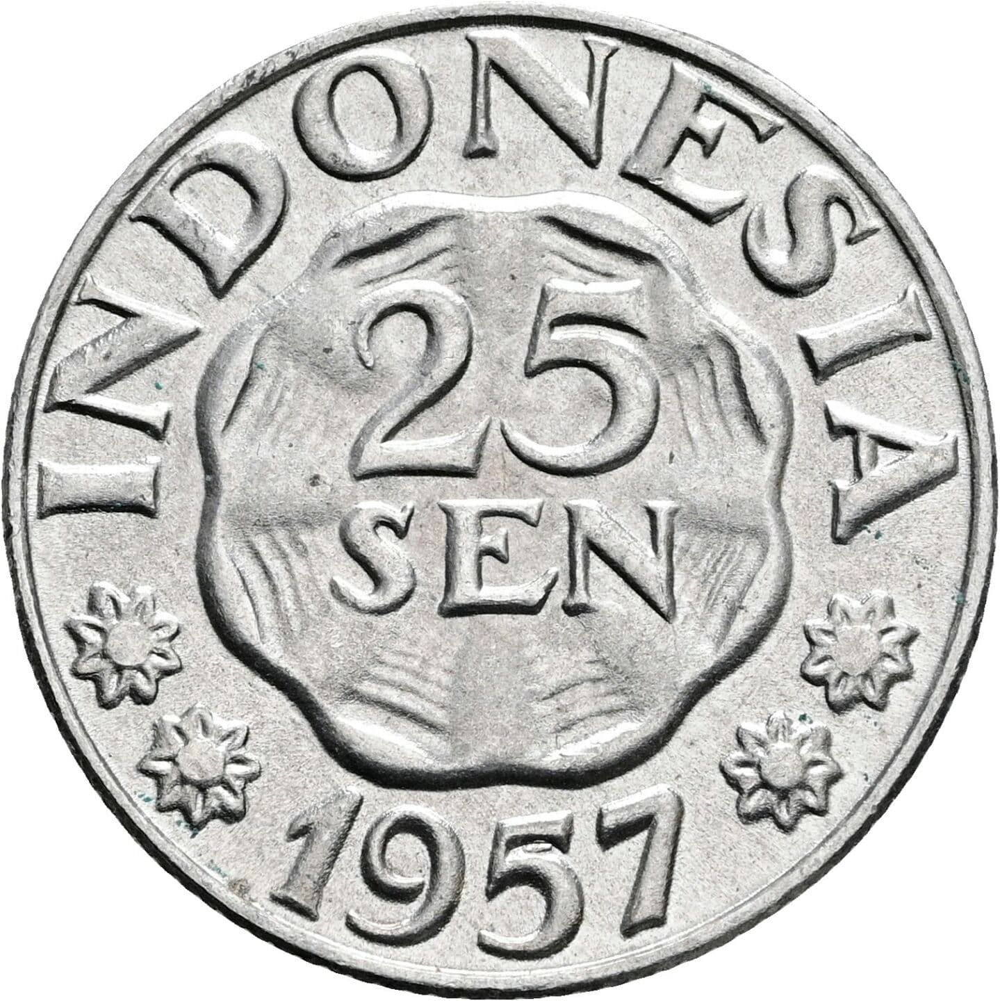 25 Sen 1957 – Vorderseite