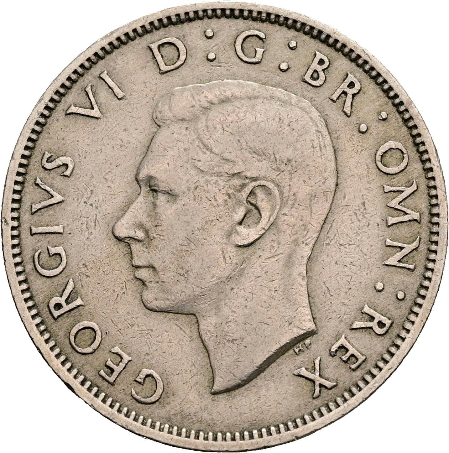 2 Shillings George VI. 1936-1952 1949 – Vorderseite