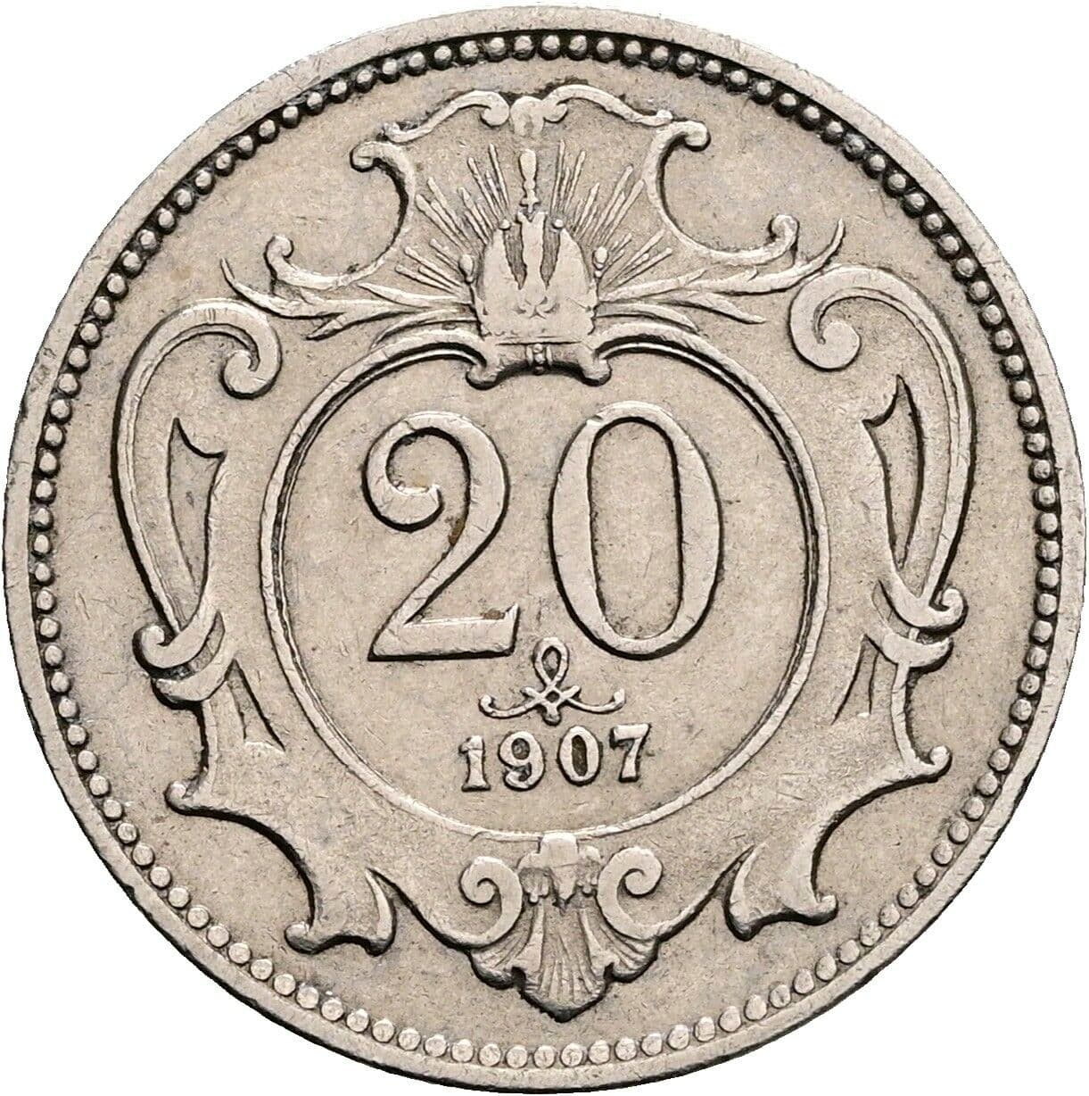 20 Heller Franz Joseph I. 1848-1916 1907 – Vorderseite