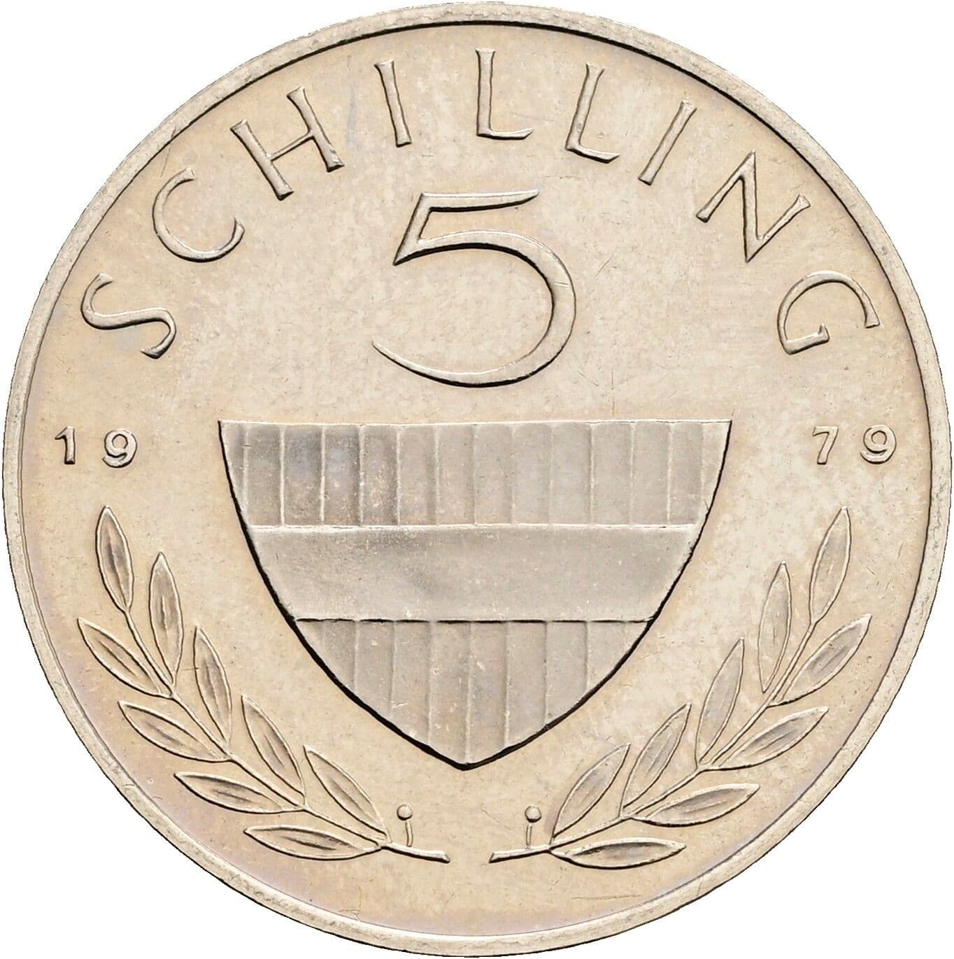 5 Schilling 1979 – Vorderseite