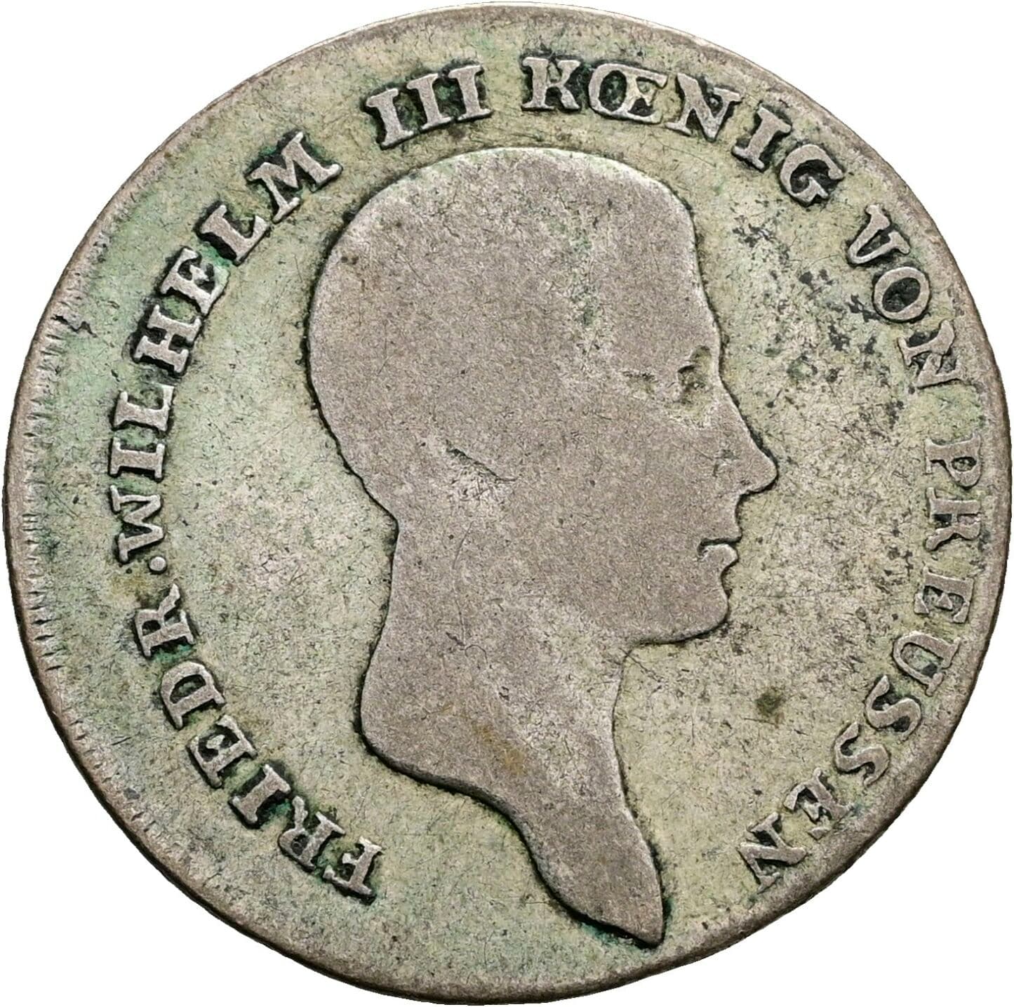 1/6 Taler Friedrich Wilhelm III. (1797-1840) 1812 A – Vorderseite