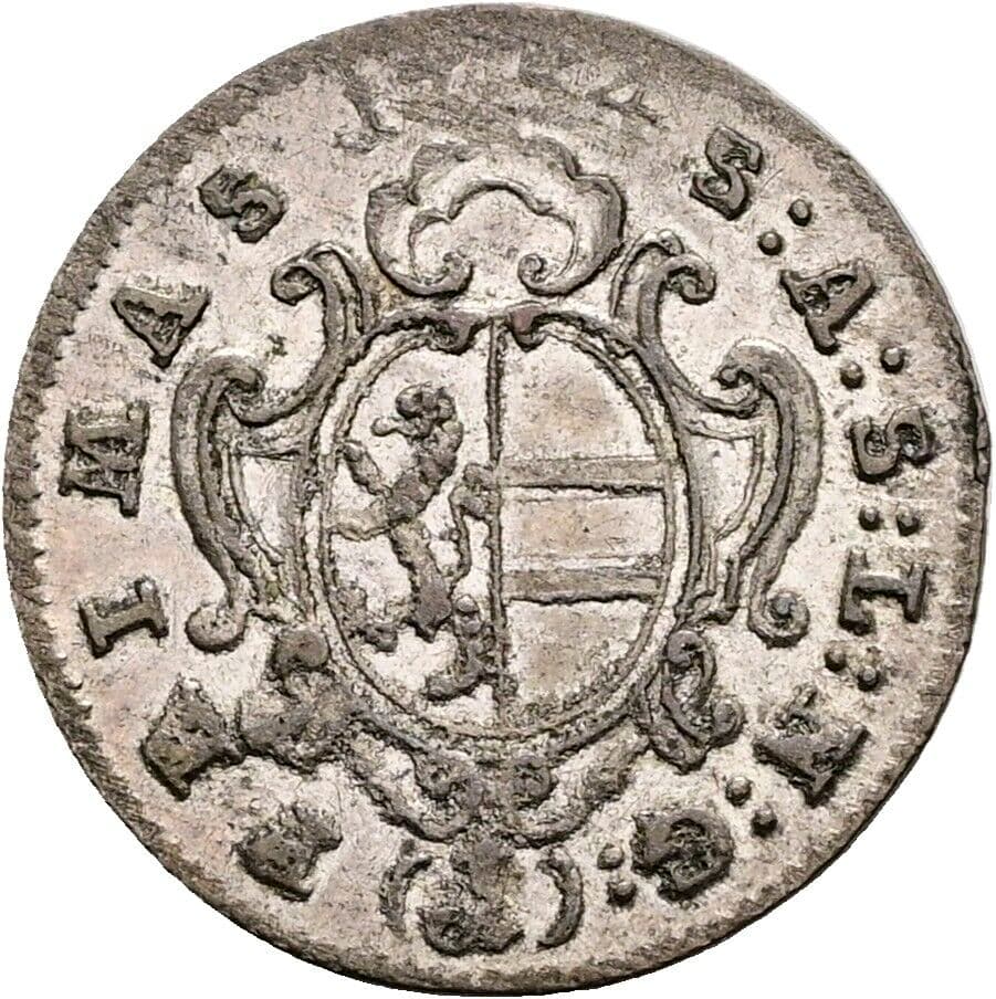 Kreuzer Sigismund III. Graf Schrattenbach 1753-1771 1754 – Vorderseite