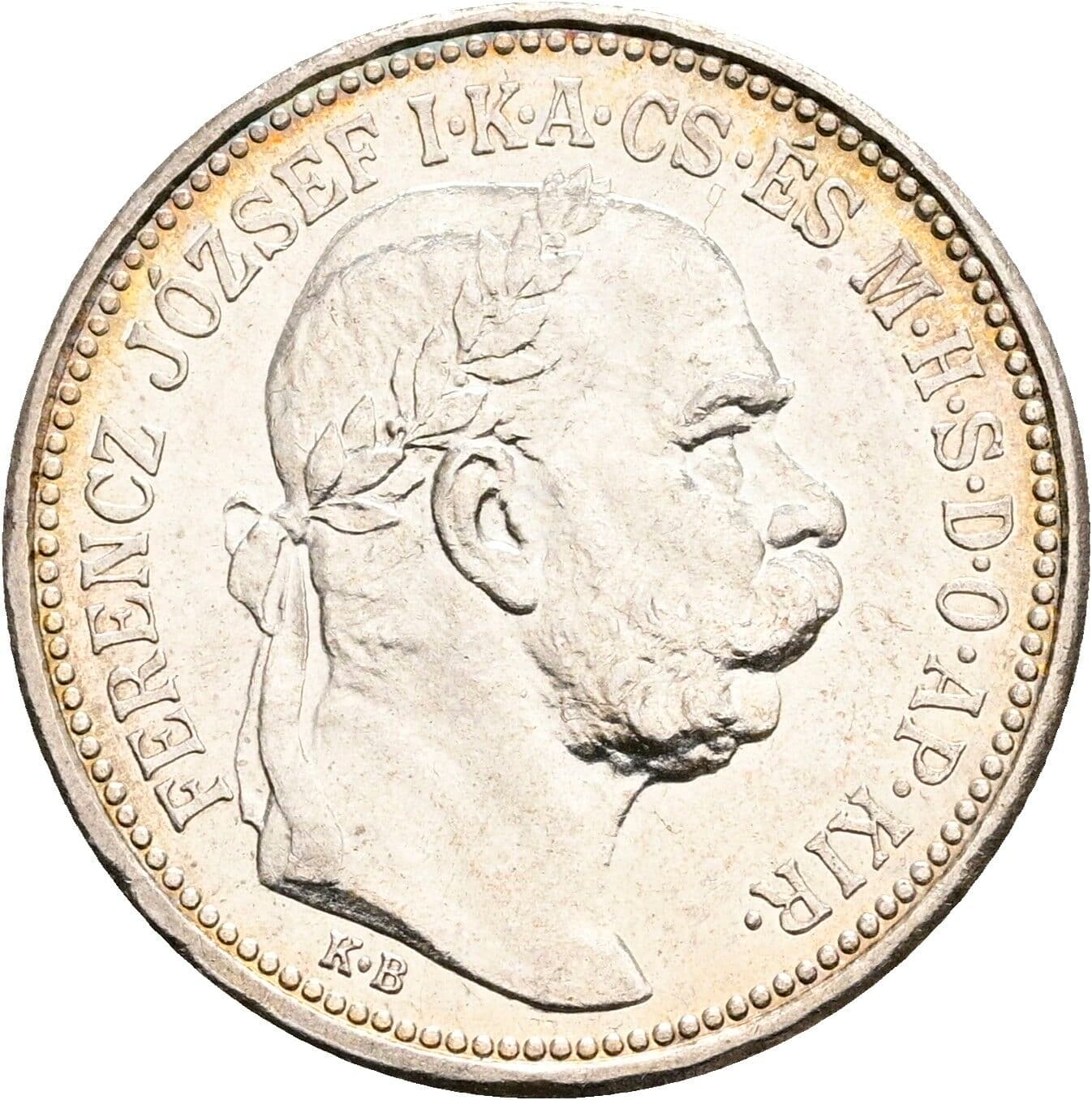 1 Korona Franz Joseph I. 1848-1916 1915 KB, Kremnitz – Vorderseite