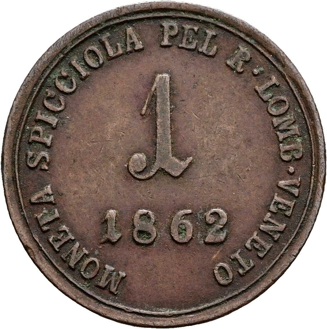 1 Soldo Franz Joseph I. 1848-1916 1862 A, Wien – Vorderseite