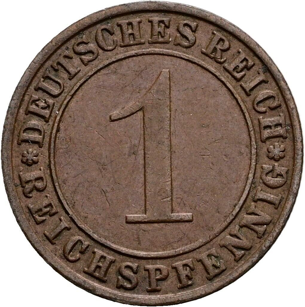 1 Reichspfennig 1936 A – Vorderseite