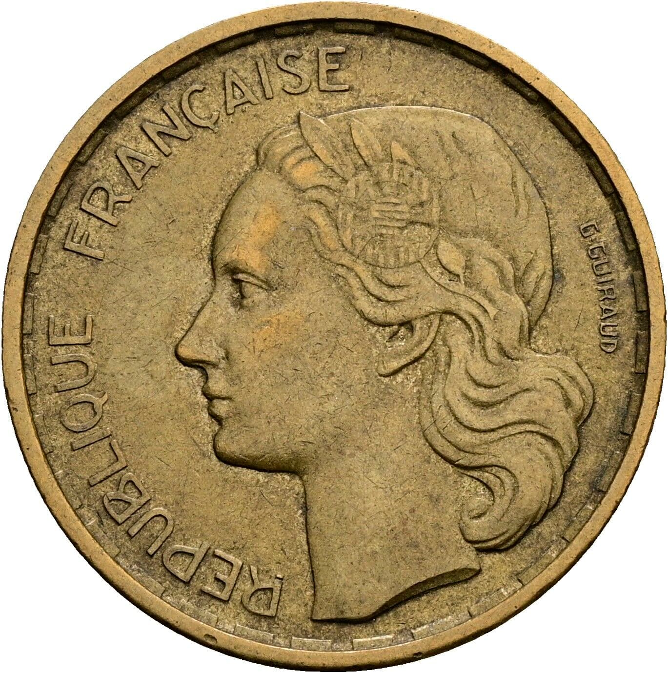 20 Francs 1950 – Vorderseite