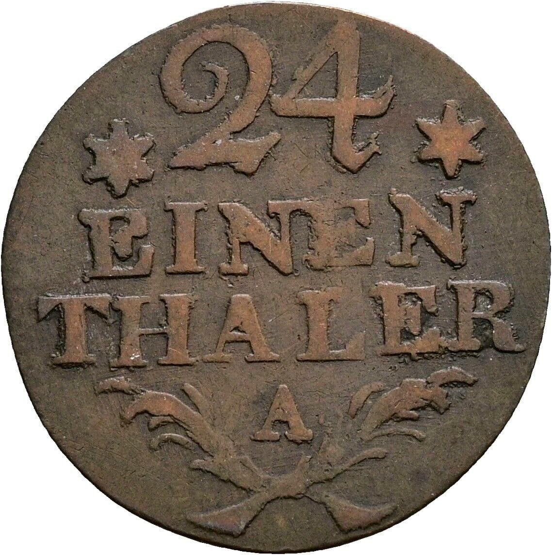 1/24 Taler 1782 A – Vorderseite