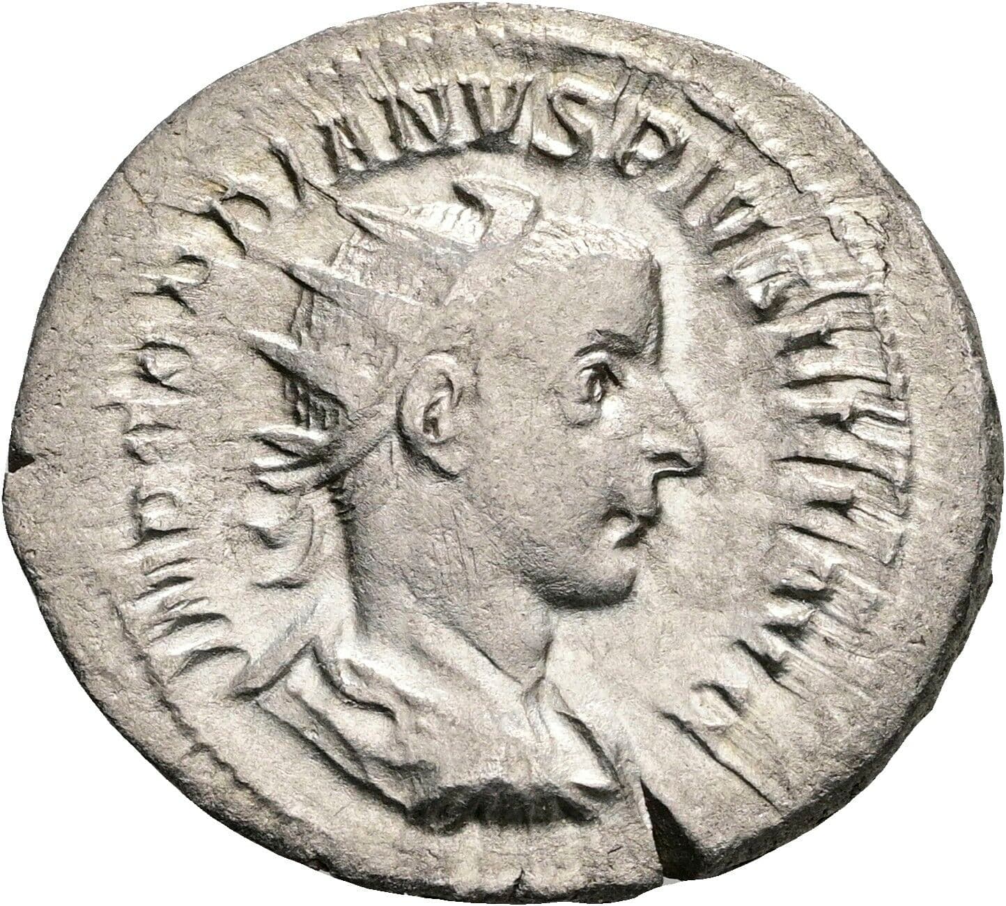 Antoninian Gordianus III. Pius 238-244 AC – Vorderseite