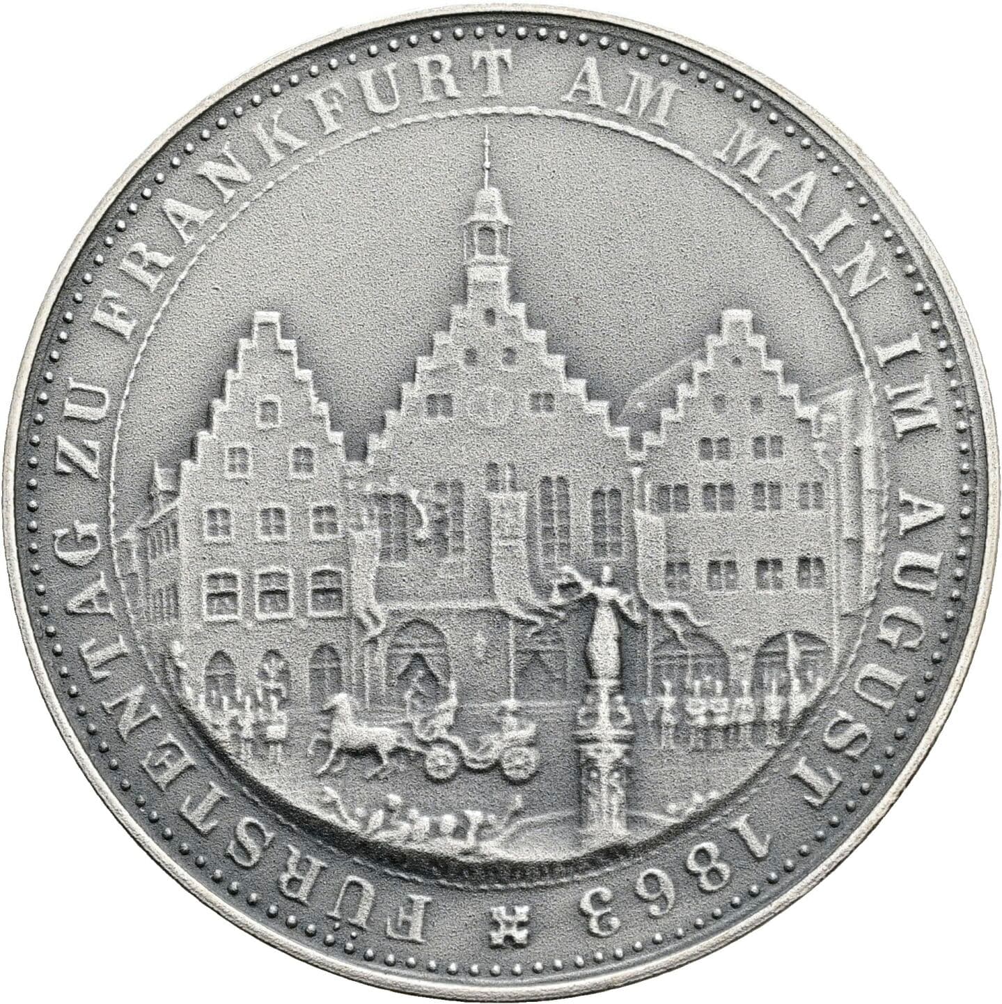 Gedenktaler 1863/1976 restrike – Vorderseite