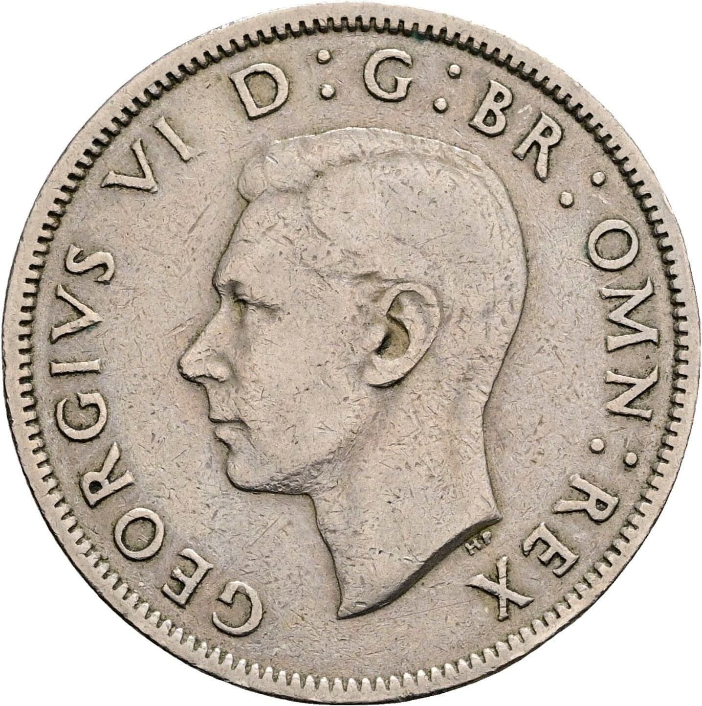 2 Shillings George VI. 1936-1952 1951 – Vorderseite