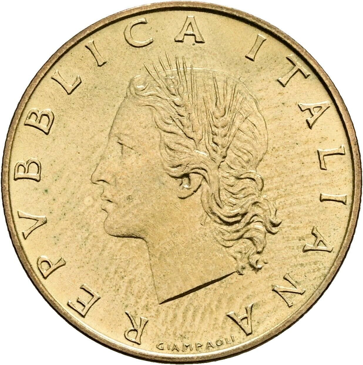 20 Lire 1970 – Vorderseite