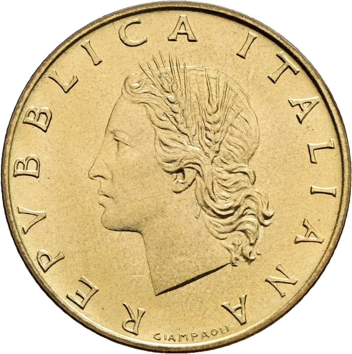 20 Lire 1970 – Vorderseite