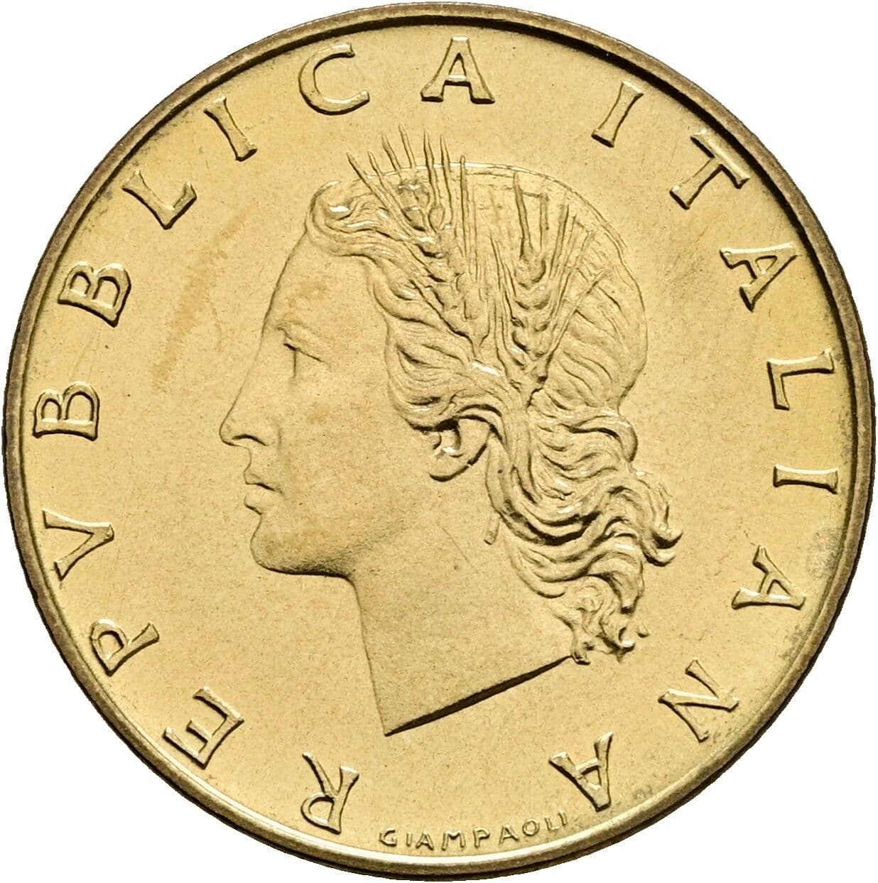 20 Lire 1970 – Vorderseite