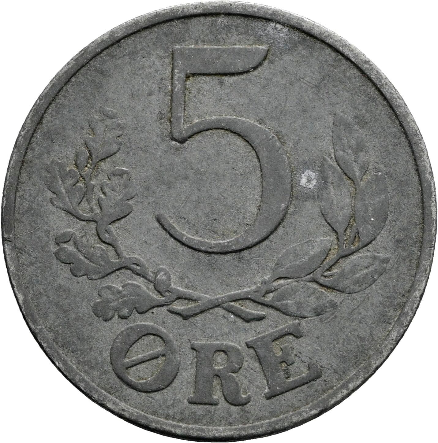 5 Öre Christian X. 1912-1947 1942 – Vorderseite