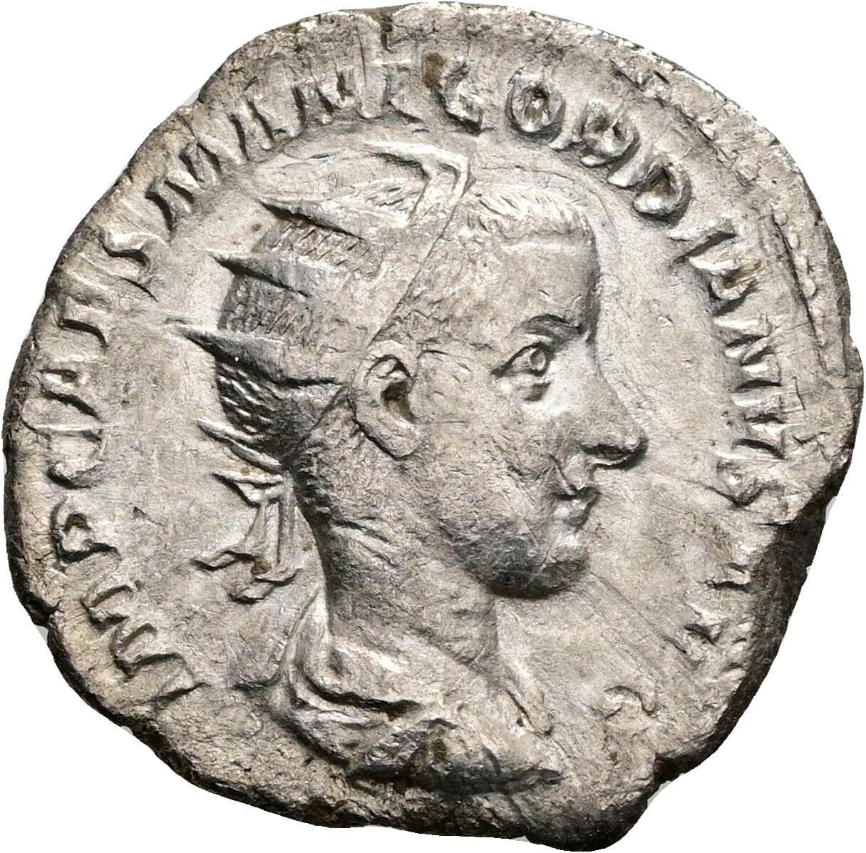 Antoninian Gordianus III. Pius 238-244 AC – Vorderseite