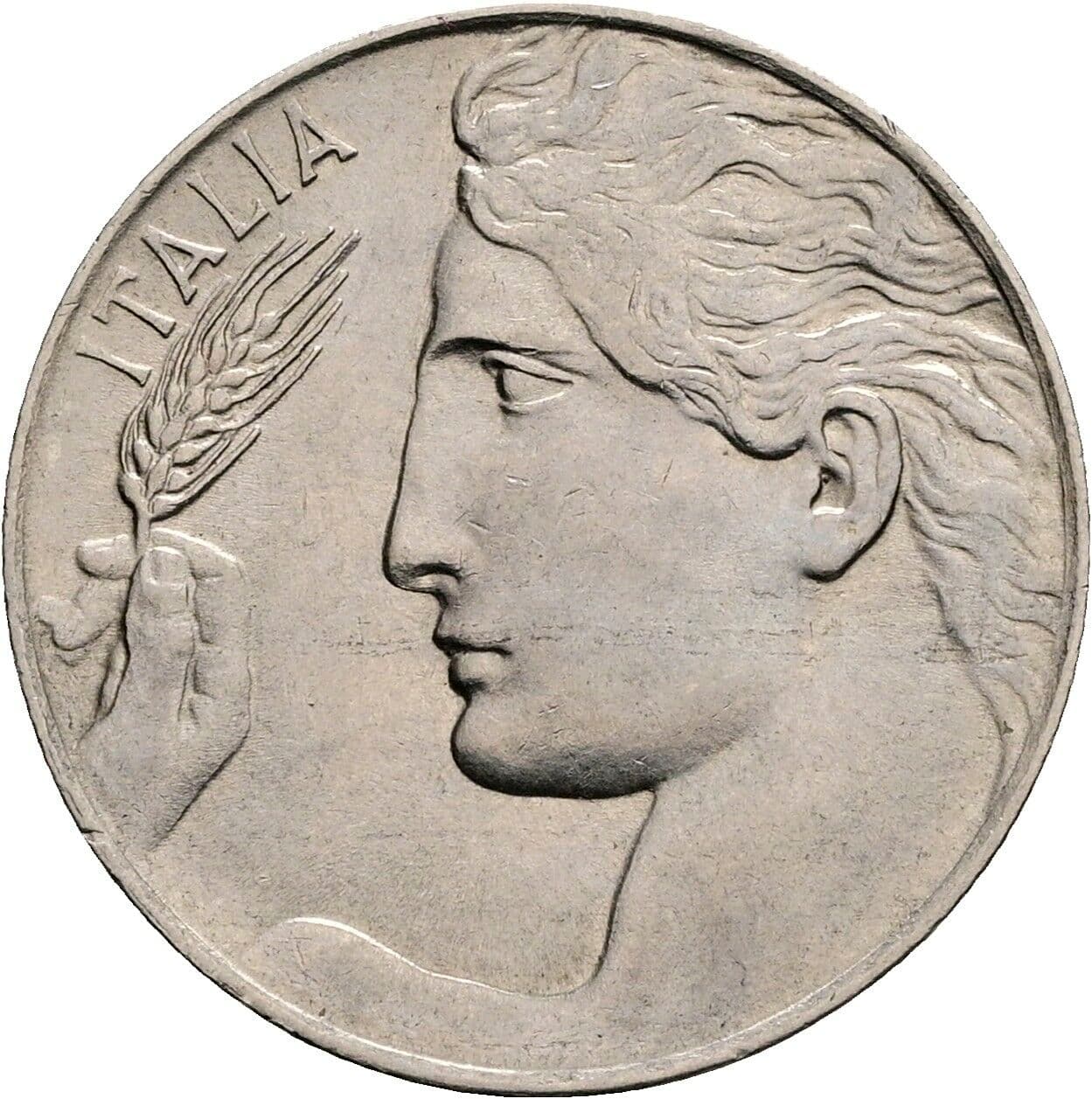 20 Centesimi Victor Emmanuel III. (1900-1946) 1921 – Vorderseite