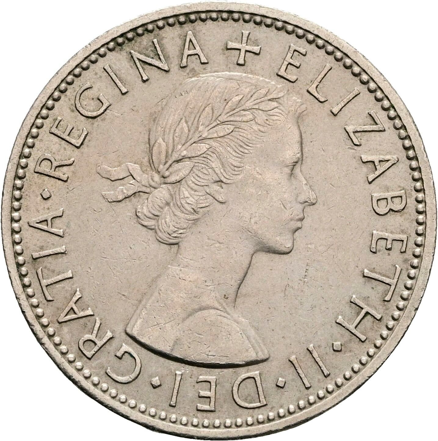 2 Shillings 1960 – Vorderseite