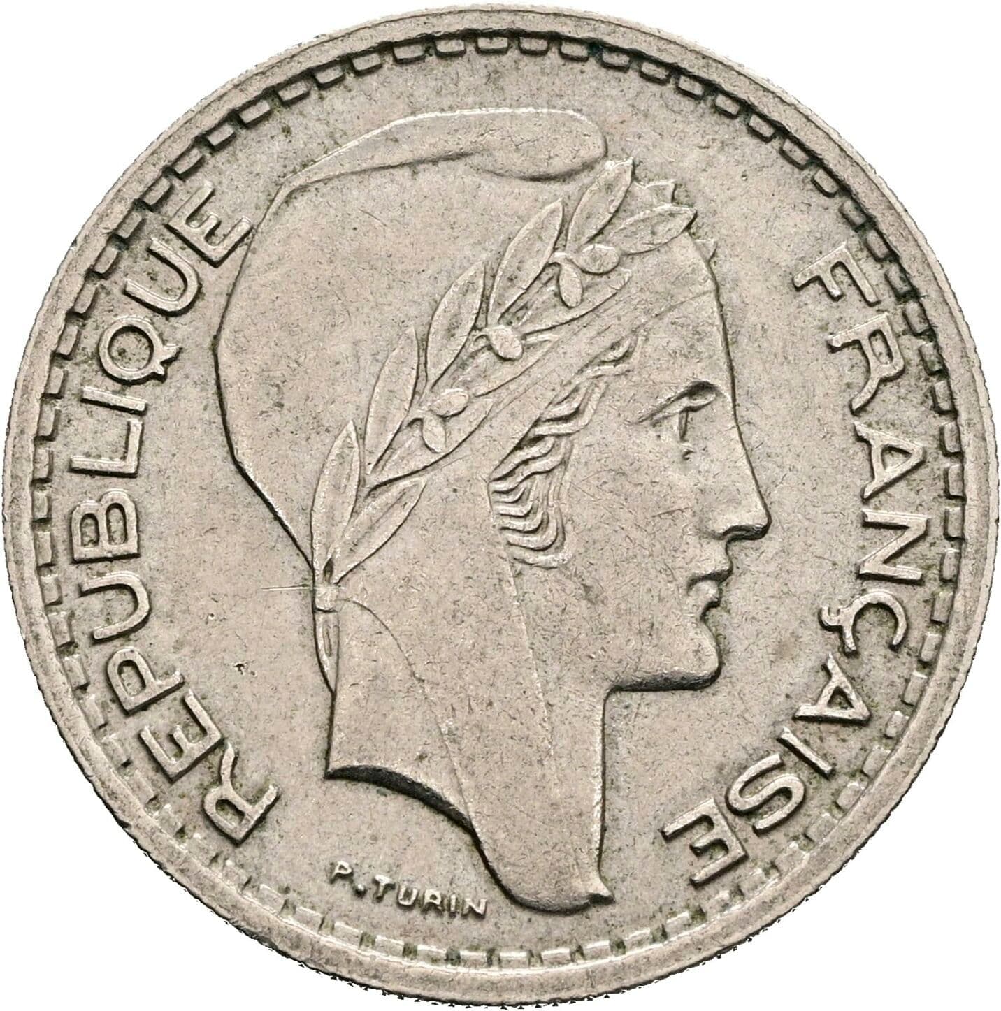 10 Francs 1948 – Vorderseite