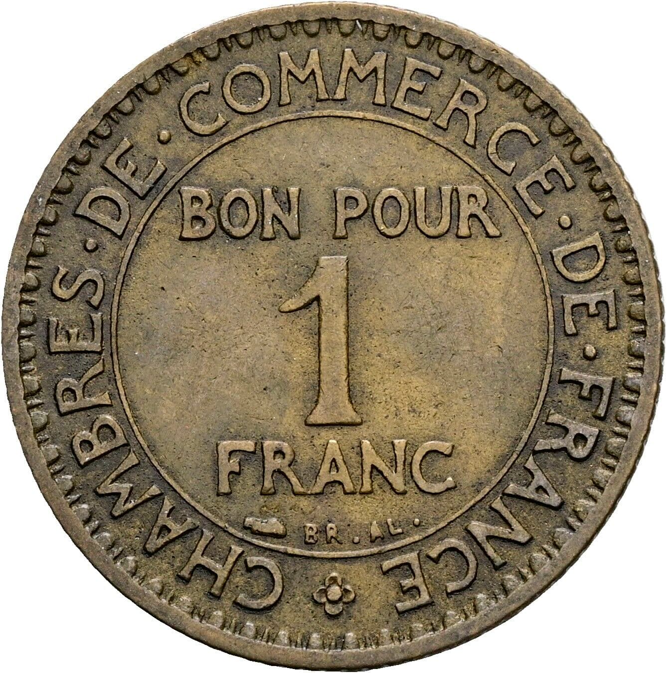 1 Franc 1921 – Vorderseite