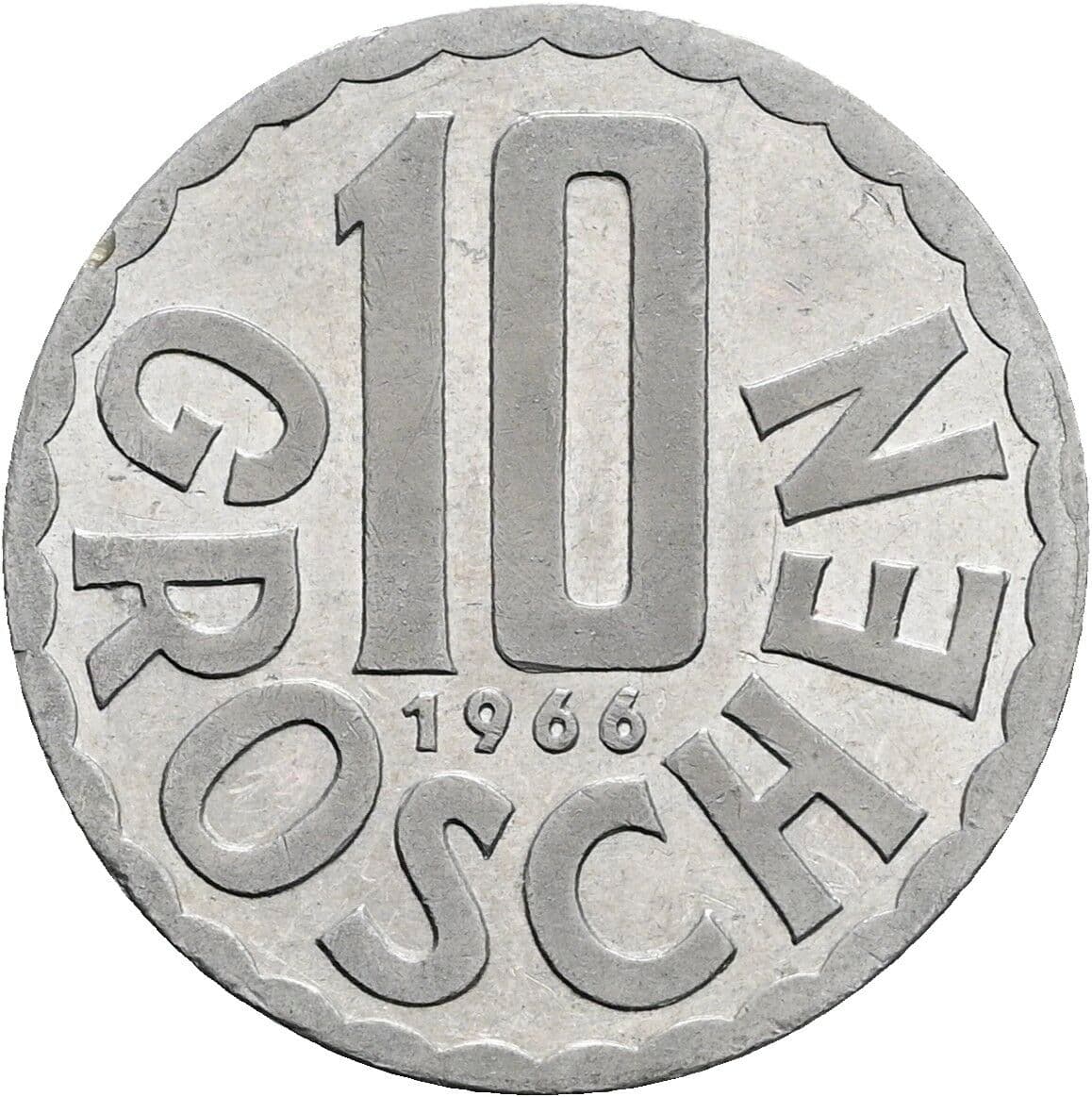 10 Groschen 1966 – Vorderseite