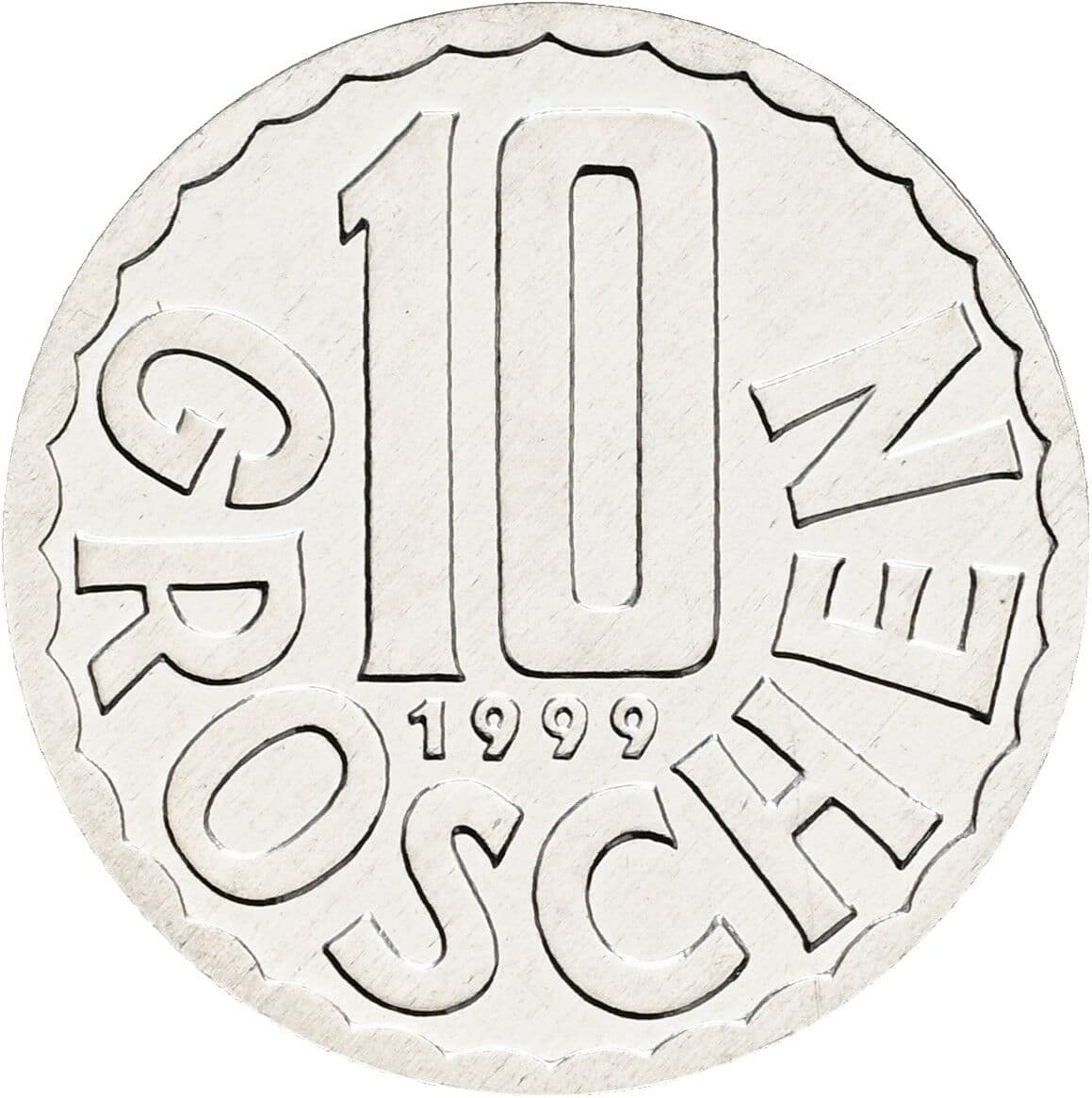 10 Groschen 1999 – Vorderseite