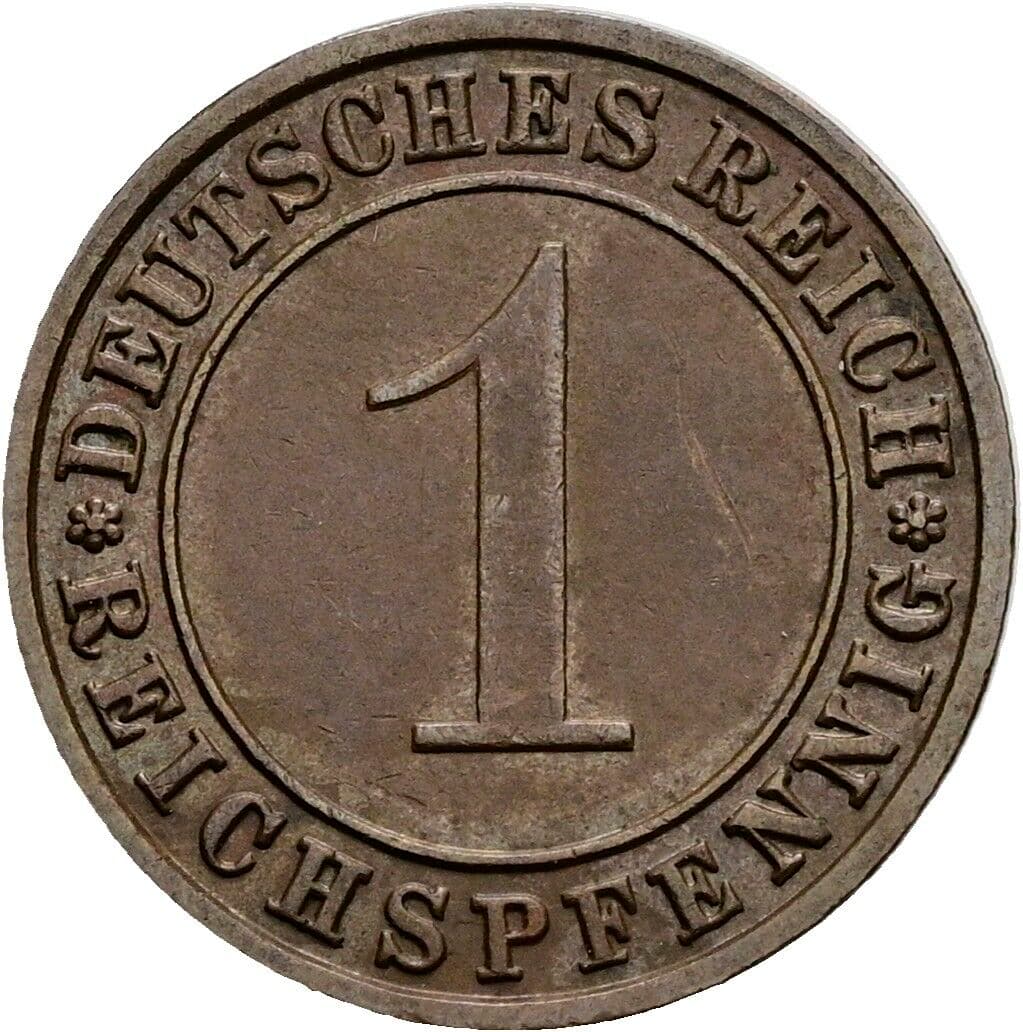 1 Reichspfennig 1935 E – Vorderseite