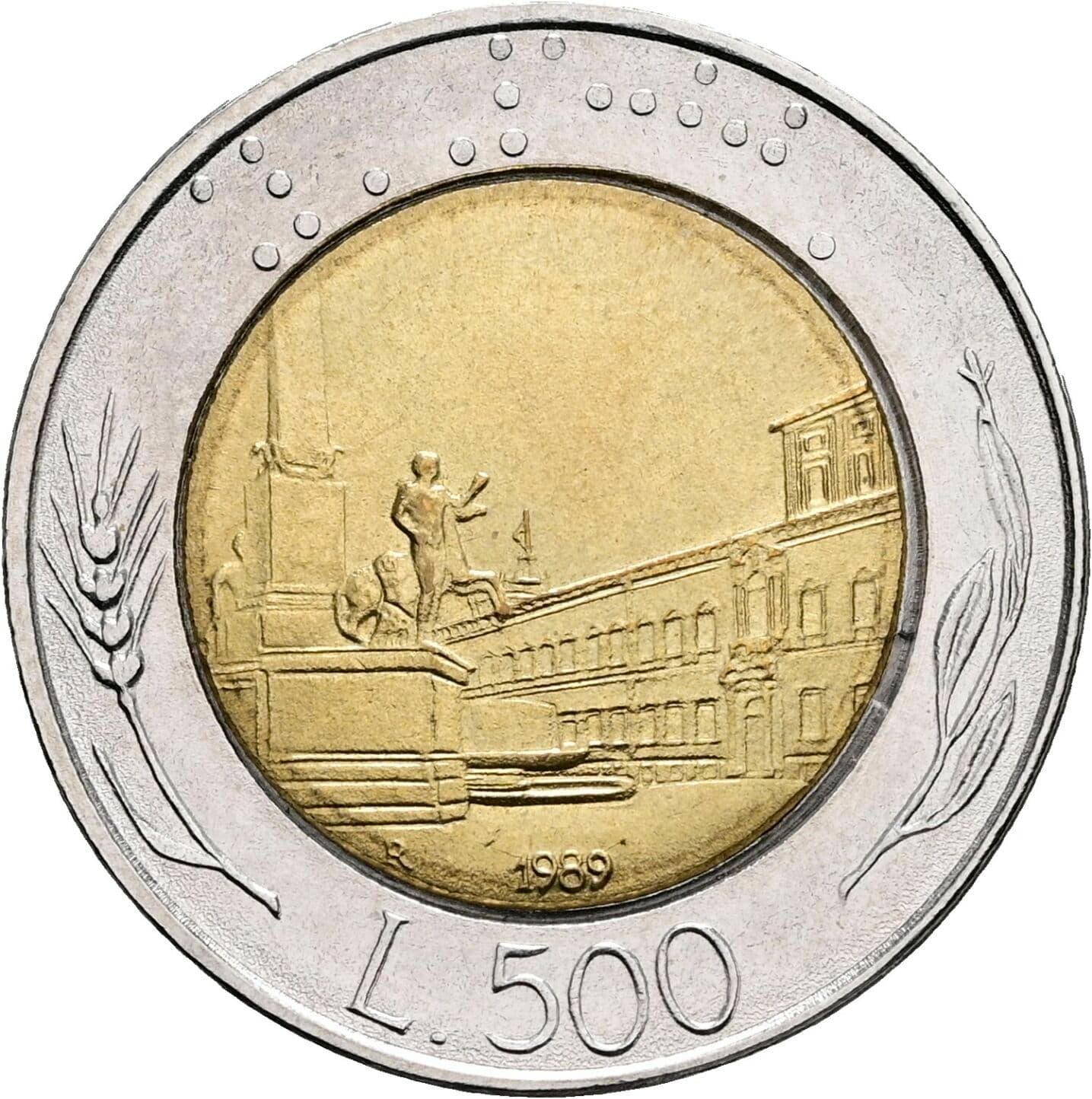 500 Lire 1989 – Vorderseite