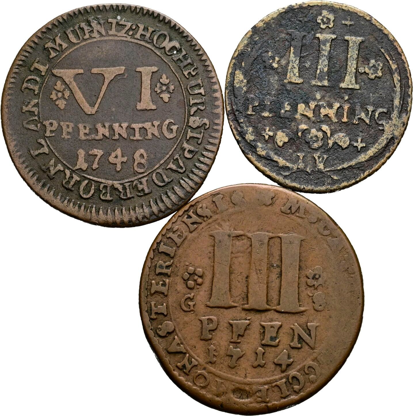 Lot 3 Stk. – Vorderseite