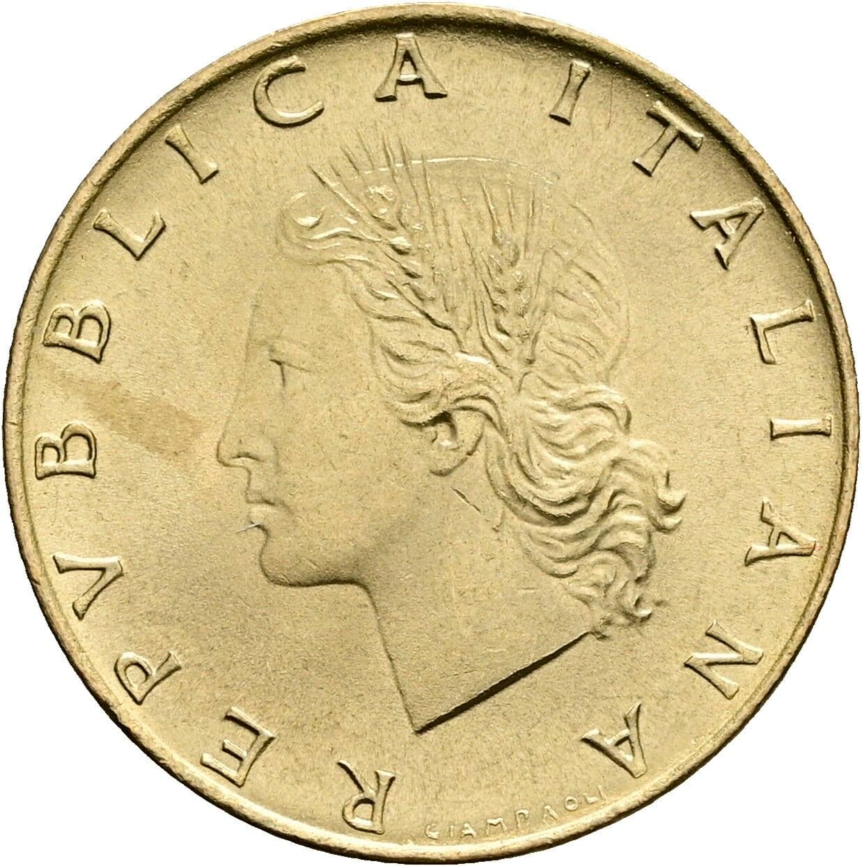 20 Lire 1979 – Vorderseite