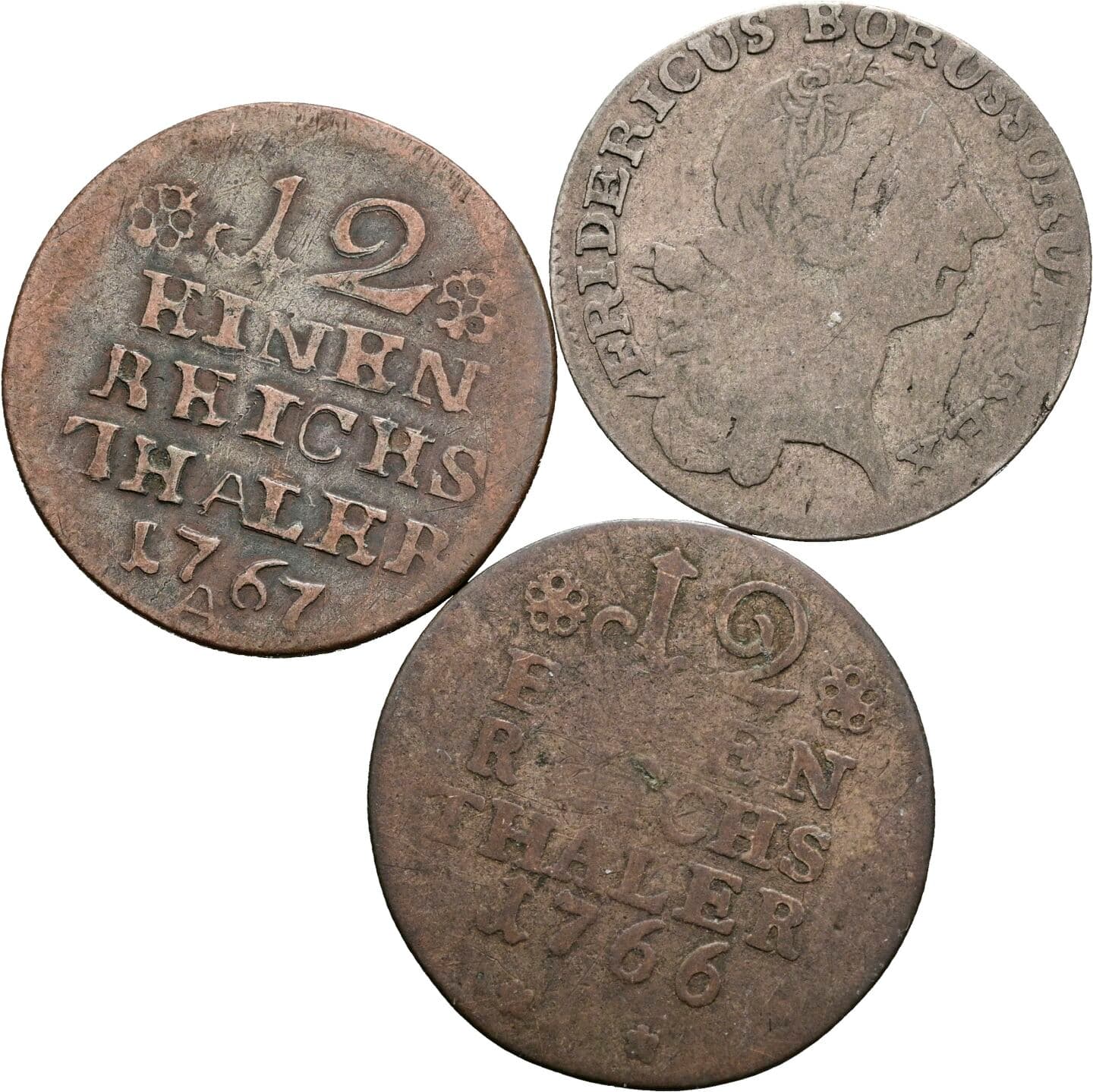 Lot 3 Stk. Kleinmünzen – Vorderseite