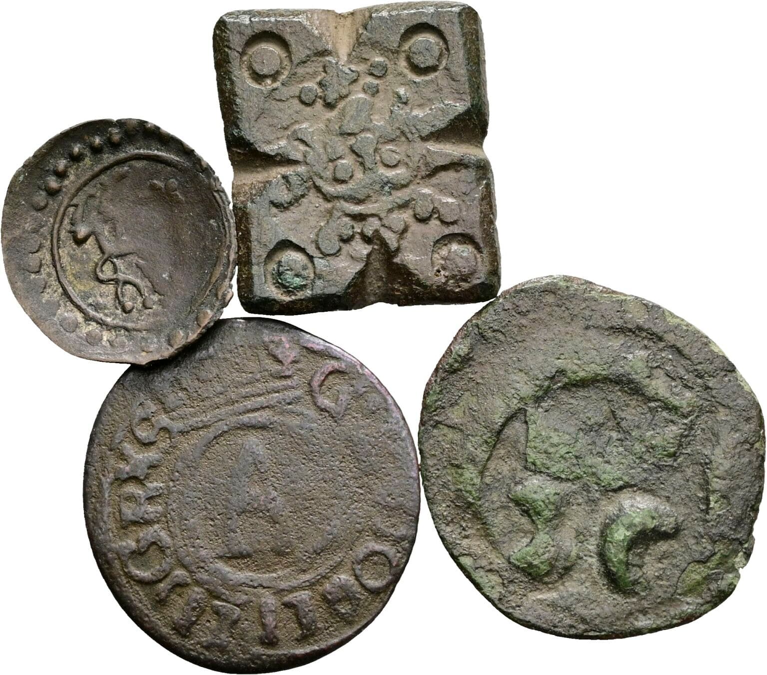 Lot 4 Stk. Kleinmünzen – Vorderseite