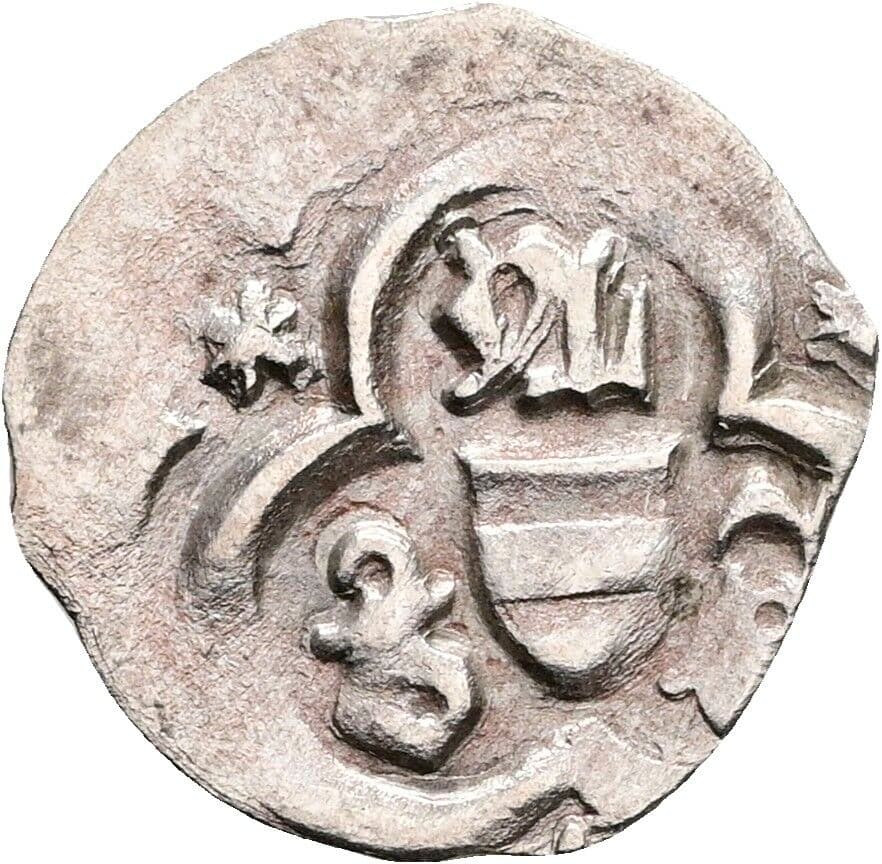 Wiener Pfennig Albrecht V. 1411-1439 – Vorderseite