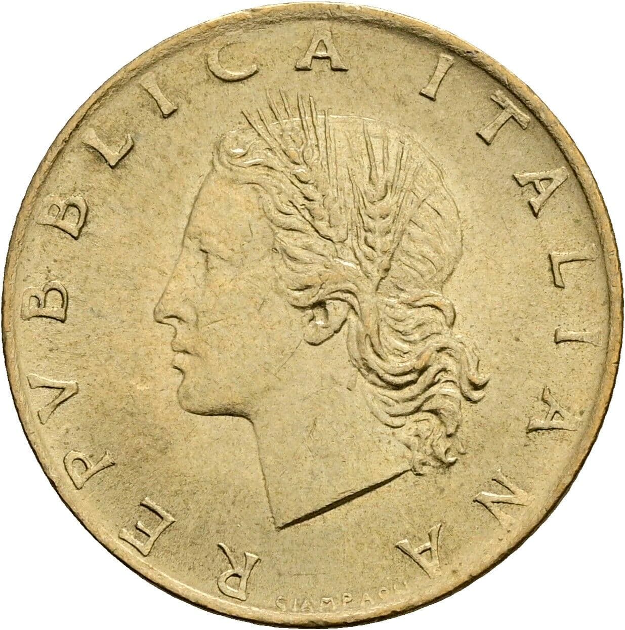 20 Lire 1982 – Vorderseite