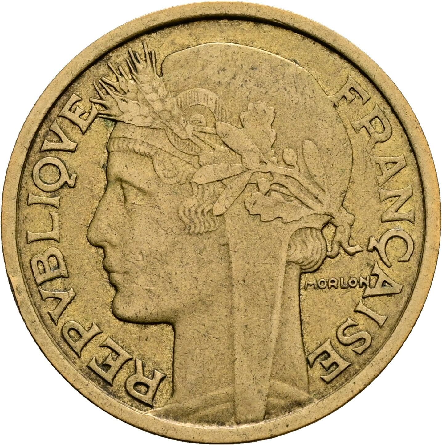 2 Francs 1938 – Vorderseite