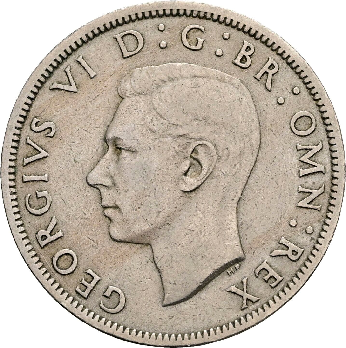 Half Crown Georg VI. (1936-1952) 1949 – Vorderseite